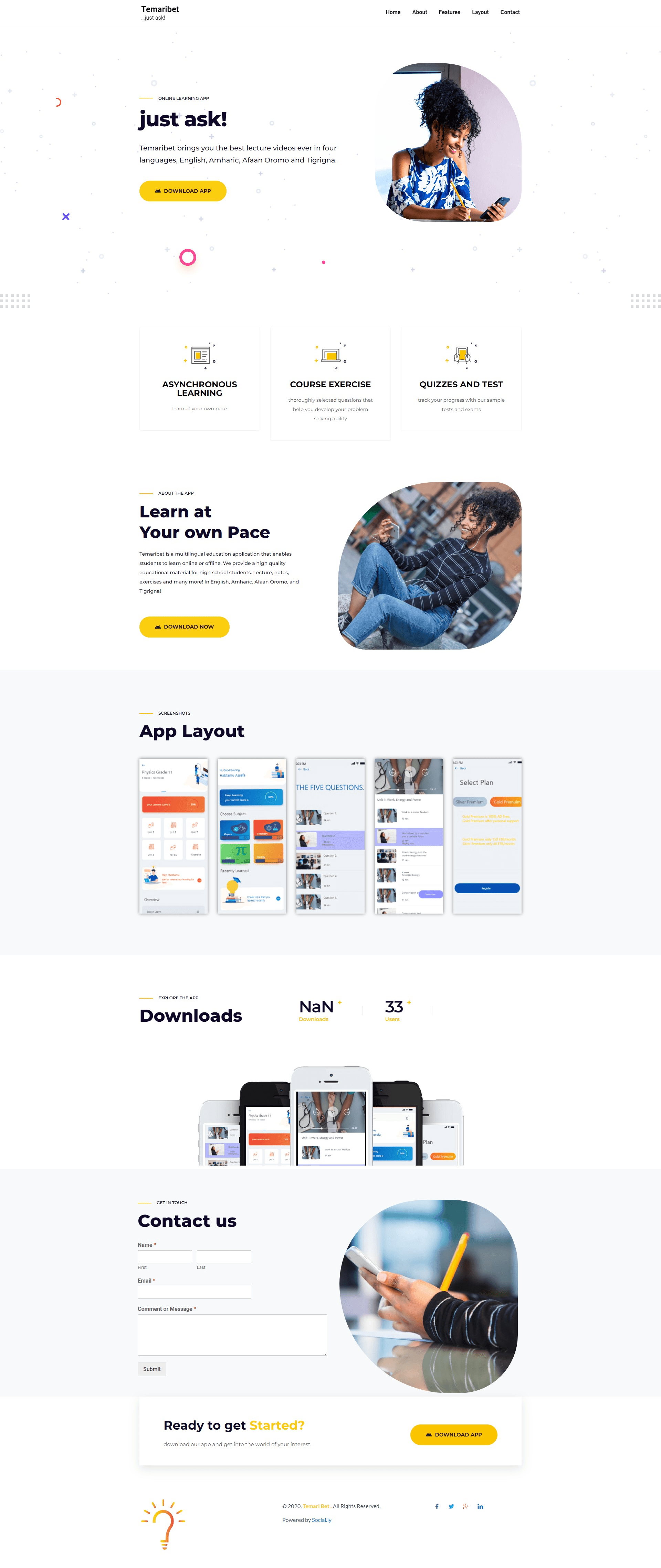 Temaribet Website